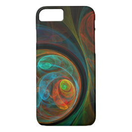 Capa Para iPhone Da Case-Mate Renascimento de Abstrato de Arte Azul