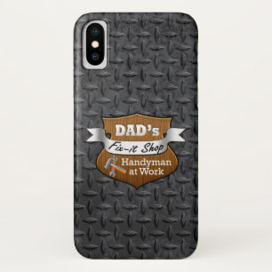 Capa Para iPhone X Reparo-ele do pai engraçado dia dos pais acessív