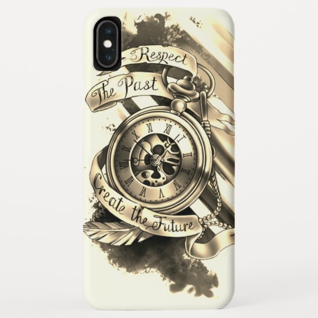 Capa Para iPhone, Case-Mate respeite o passado, criar o futuro (Verso)