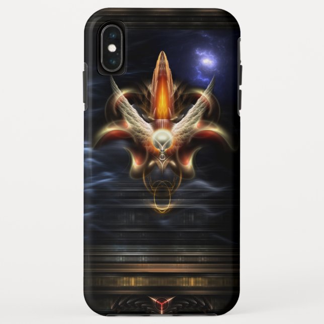 Capa Para iPhone, Case-Mate Retrato de Fogo Akrellian Torch (Verso)