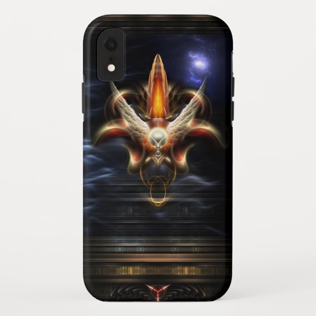 Capa Para iPhone, Case-Mate Retrato de Fogo Akrellian Torch (Verso)