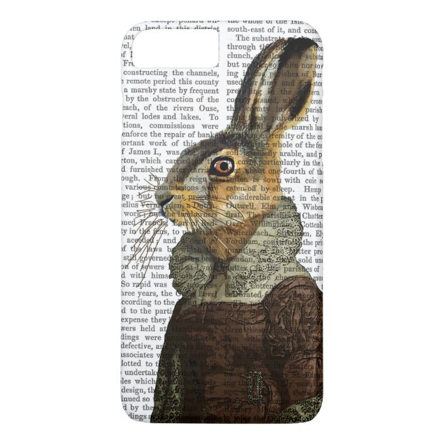 Capa Para iPhone, Case-Mate Retrato de Madam Hare (Verso)