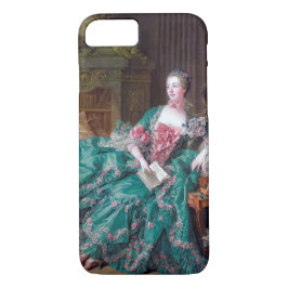 Capa iPhone 8/7 Retrato de Madame Pompadour, Boucher