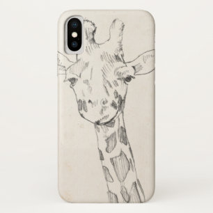 Capa Para iPhone Da Case-Mate Retrato Girafa  Esboço