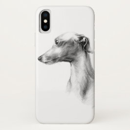 Capa Para iPhone Da Case-Mate Retrato para o cão de bico branco italiano