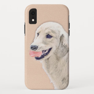 Capa Para iPhone Da Case-Mate Retriever ouro com pintura de cachorro de Tênis
