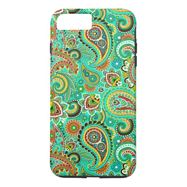 Capa Para iPhone, Case-Mate Retro Paisley Colorido 2a (Verso)