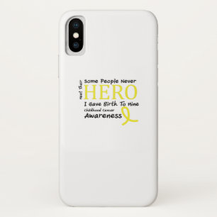 Capa Para iPhone X Reunião da consciência do cancer da infância mi