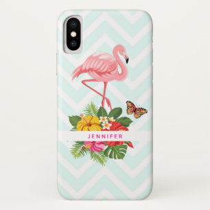 Capa Para iPhone Da Case-Mate Rico rosa Flamingo e Hibiscus Tropical