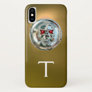 Capa Para iPhone Da Case-Mate RIDERS DE CRÂNIO MONOGRAMA amarelo