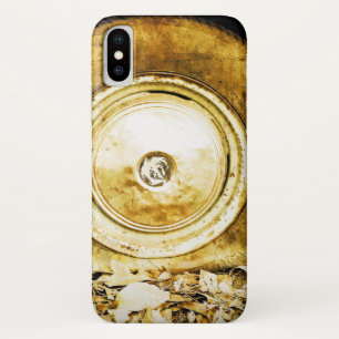 Capa Para iPhone X Roda velha do vintage do carro clássico