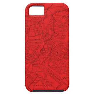 Capa Tough Para iPhone 5 Roma antiga no vermelho