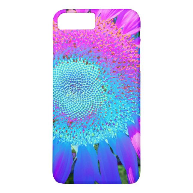 Capa Para iPhone, Case-Mate Rosa Azul e Girassol Puro (Verso)