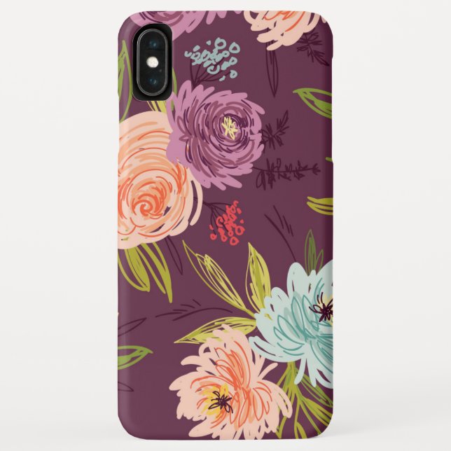 Capa Para iPhone, Case-Mate Rosa de Arte Natural Decorativa (Verso)