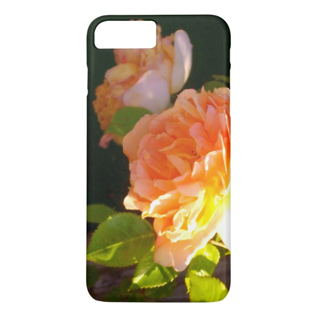 Capa Para iPhone, Case-Mate Rosa de pêssego clássico Elegante floral (Verso)