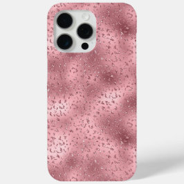 Capa iPhone 8/7 Rosa Glitzy Cheetah Impressão