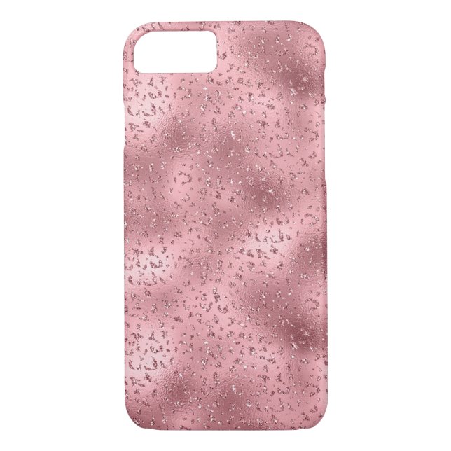 Capa Para iPhone, Case-Mate Rosa Glitzy Cheetah Impressão (Verso)