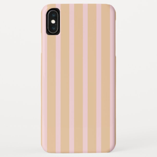 Capa Para iPhone, Case-Mate Rosa Moderno Pêssego Taffy Listrado (Verso)