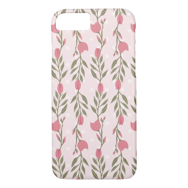 Capa Para iPhone, Case-Mate Rosa Rosa Rosa Rosa Rosa Vinha (Verso)