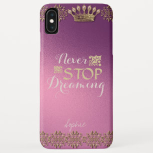 Capa Para iPhone Da Case-Mate Rosa simples e elegante e cobrir de ouro
