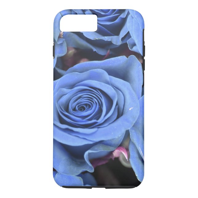 Capa Para iPhone, Case-Mate Rosas Azuis Personalizadas (Verso)
