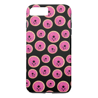 Capa iPhone 8 Plus/7 Plus Rosquinha Face Kawaii Comida Art