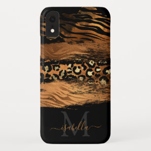 Capa Para iPhone Da Case-Mate Roteiro Moderno De Cobre De Diversão Girly Monogr