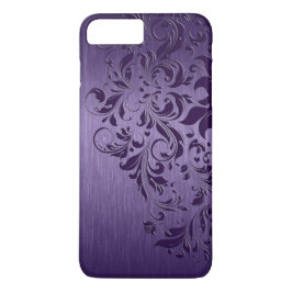 Capa iPhone 8 Plus/7 Plus Roxo Metálico Roxo Lace Roxo de Alumínio