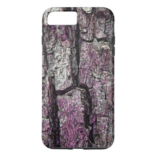 Capa Para iPhone Da Case-Mate Roxo velho da foto do latido do pinho da natureza