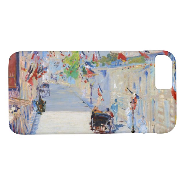 Capa Para iPhone, Case-Mate Rua com Bandeiras Francesas, Manet (Verso (Horizontal))