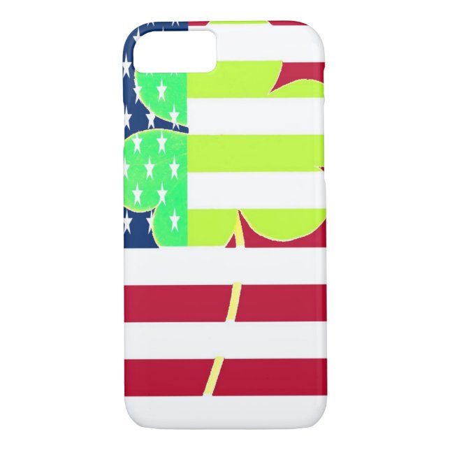 Capa Para iPhone, Case-Mate Rua de Clover do Bandeira Irlandesa Americana Sham (Verso)