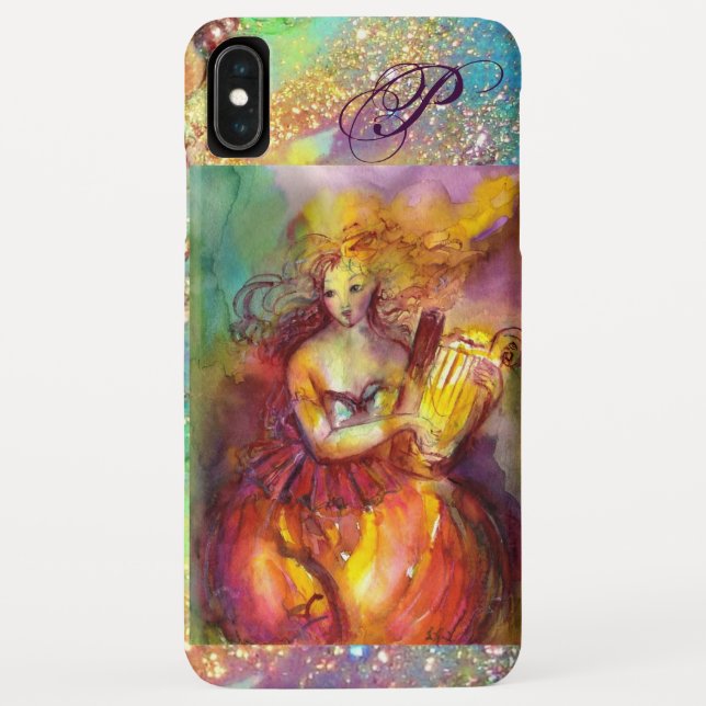 CAPA PARA iPhone, Case-Mate  SÁFICA ,DANÇA, MÚSICA E POESIA MONOGRAMA (Verso)