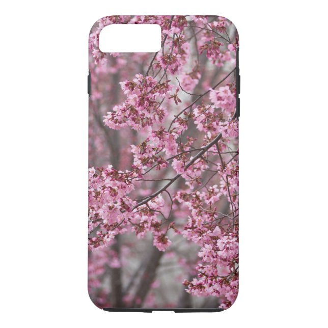 Capa Para iPhone, Case-Mate Sakura Cherry Blossoms Fluindo Rosa (Verso)