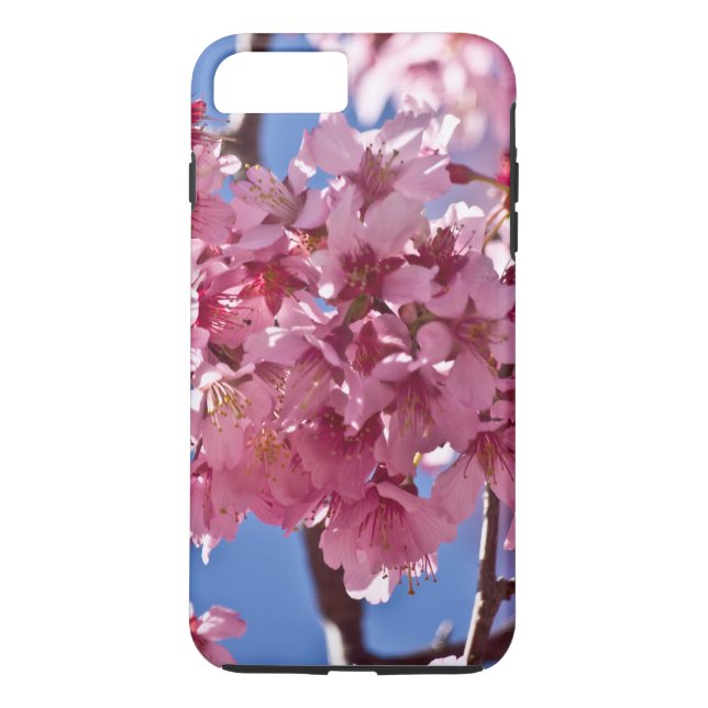 Capa Para iPhone, Case-Mate Sakura Flores de Cerejeira Estrelas Vermelhas (Verso)