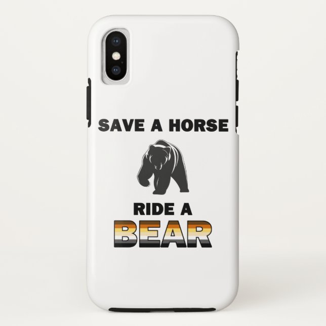 Capa Para iPhone, Case-Mate Salvar um cavalo (Verso)