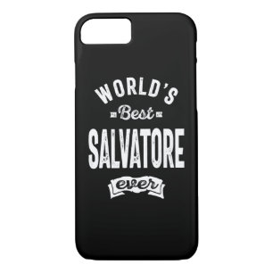 Capa iPhone 8/7 Salvatore Nome Personalizado Aniversário
