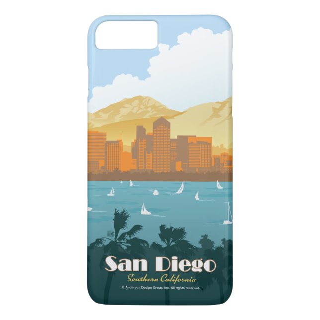Capa Para iPhone, Case-Mate San Diego, CA (Verso)