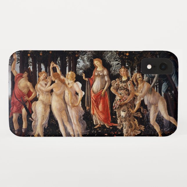 Capa Para iPhone, Case-Mate Sandro Botticelli Primavera Arte Refinada (Verso (Horizontal))