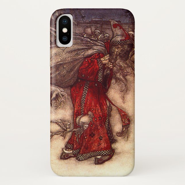 Capa Para iPhone, Case-Mate Santa Claus Arthur Rackham (Verso)