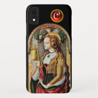 SANTO MARY MAGDALENE Ruby Gem Monograma, Preto
