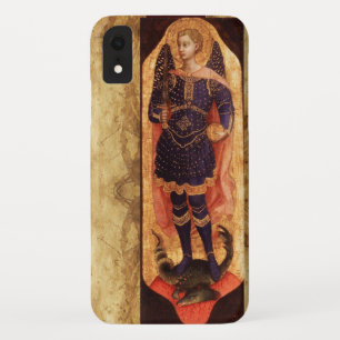 CAPA PARA iPhone DA Case-Mate SANTO MICHAEL ARCHANGEL COM PARCHMENT ANTIGO DRAGO