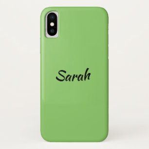 Capa Para iPhone Da Case-Mate Sarah da caligrafia do preto do órfão do programa