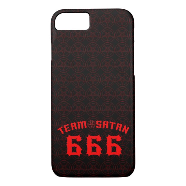 Capa Para iPhone, Case-Mate Satã do grupo 666 (Verso)