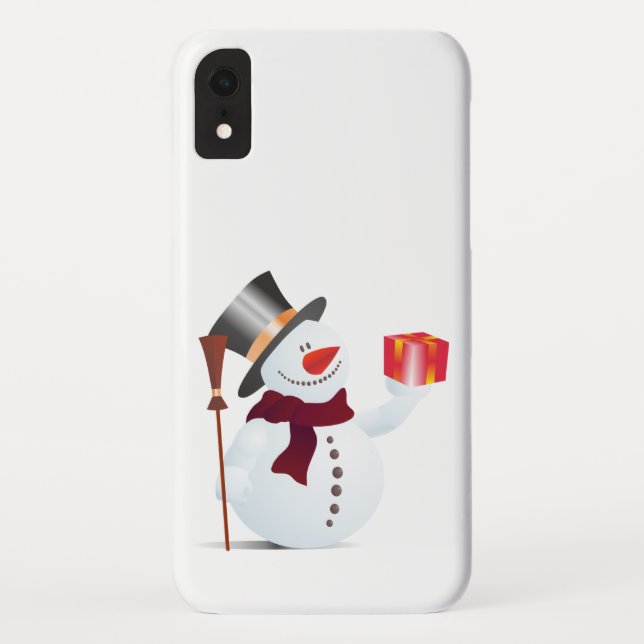 Capa Para iPhone, Case-Mate Schneemann / Boneco de Neve para o Natal (Verso)