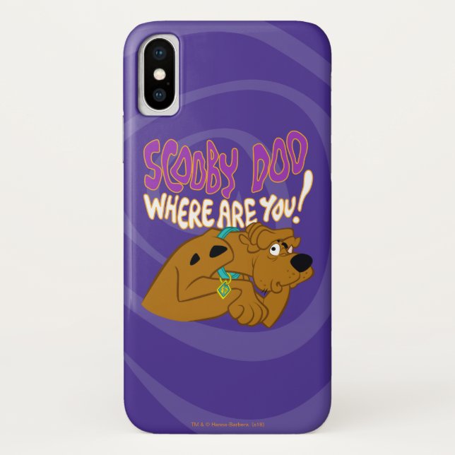 Capa Para iPhone, Case-Mate Scooby-Doo Assustado (Verso)