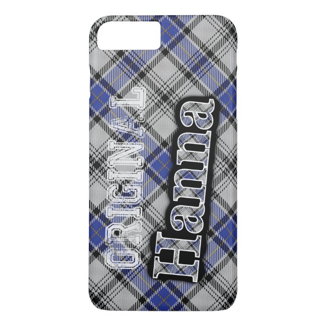 Capa Para iPhone, Case-Mate Scottish Clan Hanna Hannay Tartan (Verso)