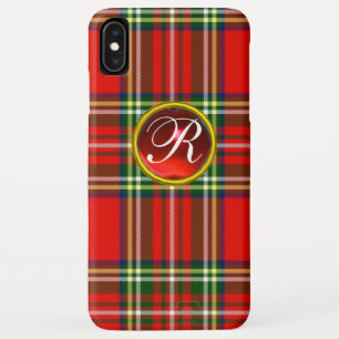CAPA PARA iPhone DA Case-Mate SCOTTISH TARTAN E RED RUBY GEMSTONE MONOGRAMA