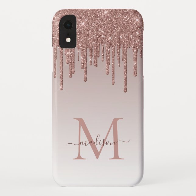 Capa Para iPhone, Case-Mate Script de Monograma de Disposição de Disparo de Di (Verso)