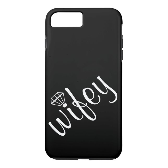 Capa Para iPhone, Case-Mate Script e Diamante Preto Personalizado (Verso)