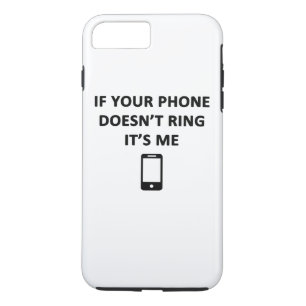 Capa iPhone 8 Plus/7 Plus Se o seu telefone não toca sou eu